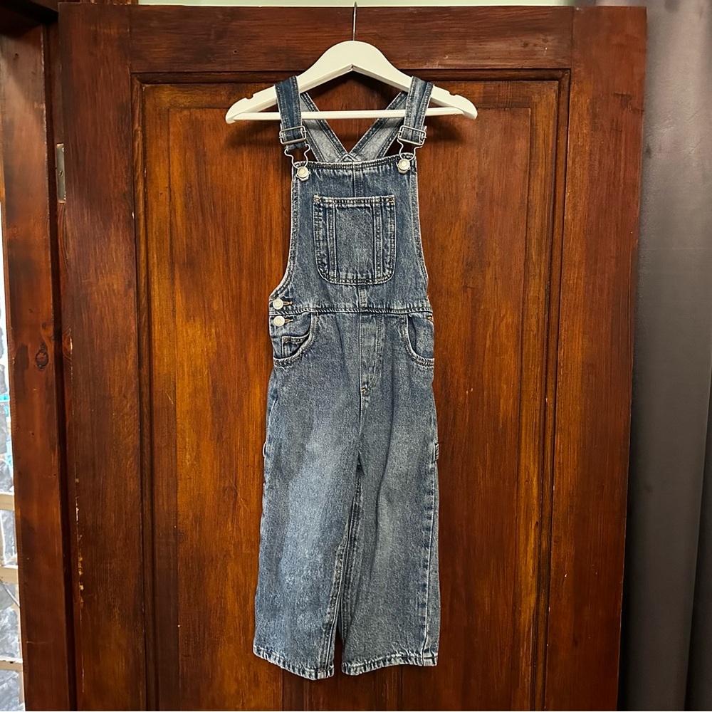 Zara Blue Denim Overalls